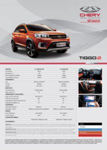 NUEVA CHERY TIGGO 2 Ficha Técnica e imágenes