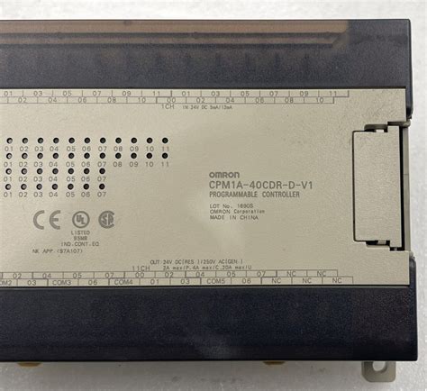 Omron Cpm A Cdr D V Micro Programmable Controller Novus Ferro Pte Ltd