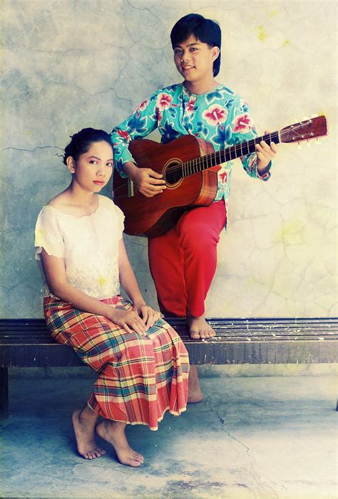 Cebuanos Typical Rural Costumes Of Cebu Made From Rough Co Flickr