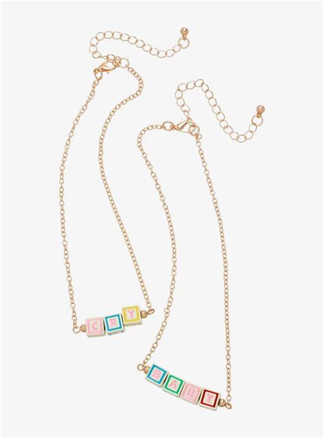 Hot Topic Melanie Martinez Cry Baby Blocks Necklace Set Mall Of America