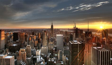 Fond d écran le coucher du soleil Paysage urbain nuit bâtiment