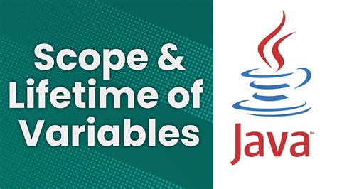 Scope And Lifetime Of Variables Java Tutorial Youtube