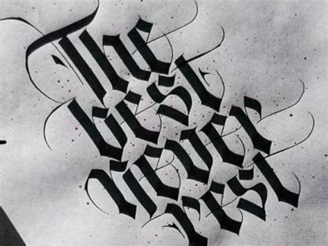 A fantastic gothic calligraphy | Upwork