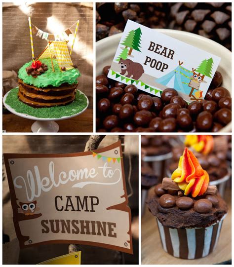 Karas Party Ideas Camping Themed Birthday Party Karas Party Ideas