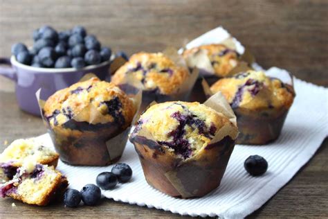 Magdalenas De Ar Ndanos Blueberry Muffins Sin Lactosa Recetas Sin