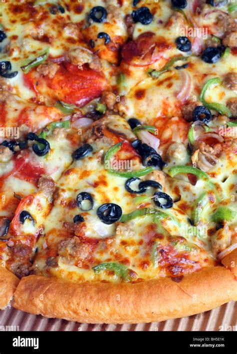 Pizza de carne molida fotografías e imágenes de alta resolución Alamy