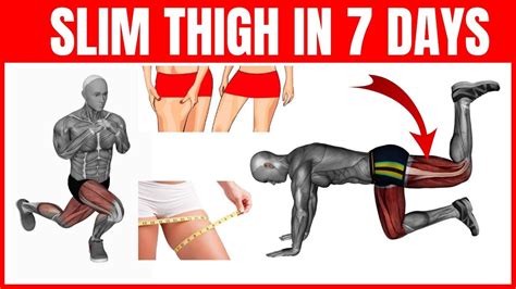 Toned And Slim Thigh In 7 Days 10 Minutes Beginner Legs Workout No