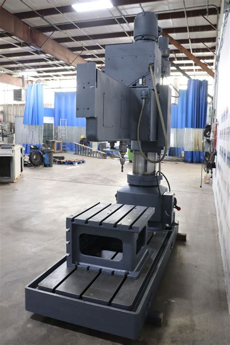 Heckert WMW BR 50 X 1600 5 X 13 Radial Arm Drilling Tapping Machine