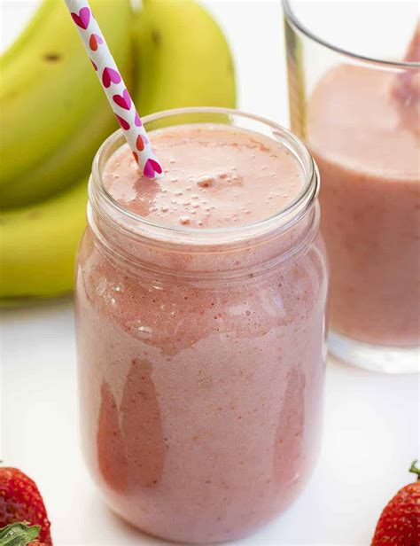 Strawberry Banana Smoothie I Am Baker