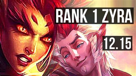 ZYRA Xayah Vs RAKAN Nilah SUP Rank 1 Zyra 3 0 9 400 Games