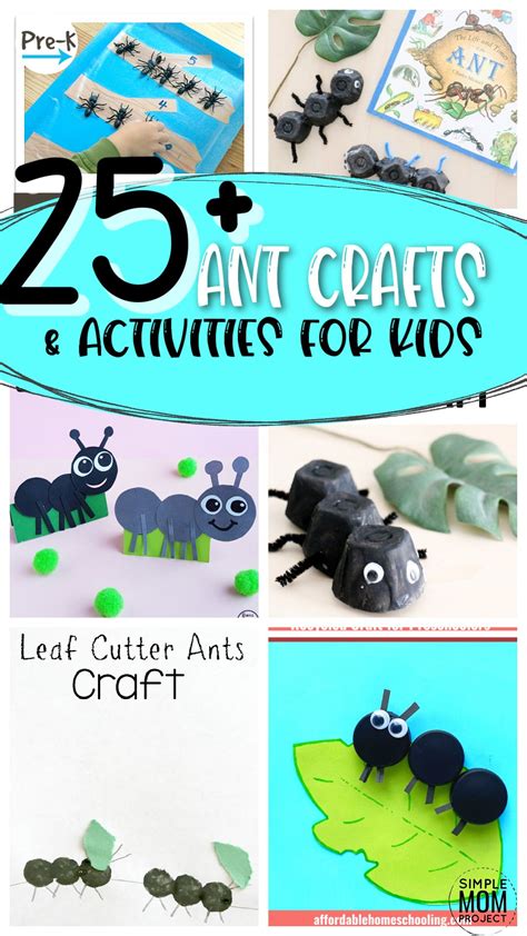 25+ Great Ant Crafts and Activities for Kids of All Ages – Simple Mom ...