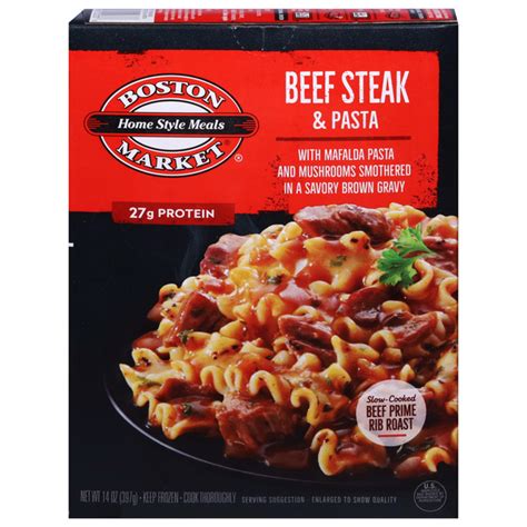 Save On Boston Market Home Style Meals Beef Steak And Pasta Frozen Order Online Delivery Food Lion