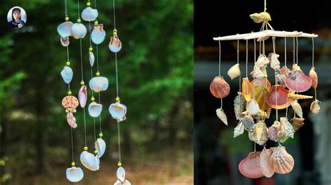 Diy Wind Chimes With Seashells Art Nuch Pharin Youtube