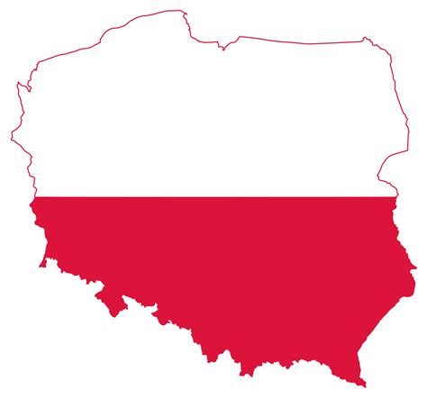 Grande Bandera Mapa De Polonia Polonia Europa Mapas Del Mundo