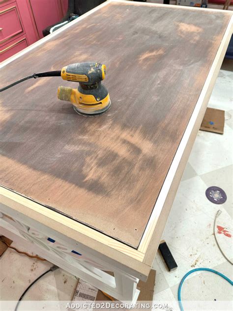 Studio Desk Makeover Finished Plus Adding Wood Veneer To A Desktop