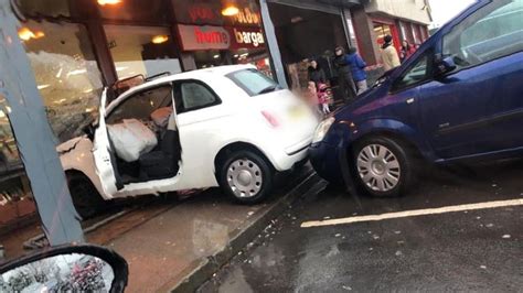 Car Smashes Into Home Bargains Store In Bathgate Bbc News