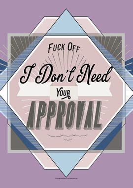 Fuck Off Poster Picture Metal Print Paint By Fanitsa Displate