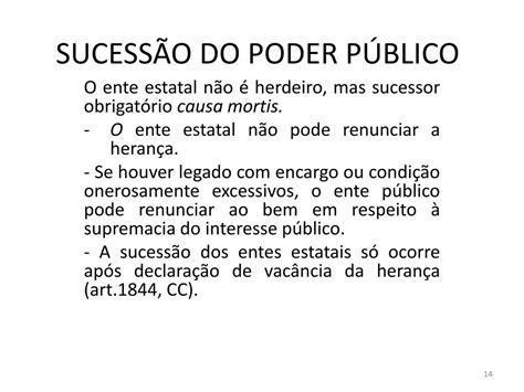 Ppt Ordem De VocaÇÃo HereditÁria Powerpoint Presentation Free