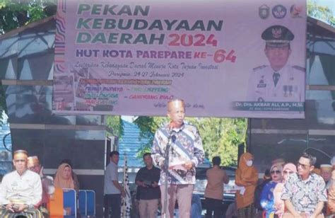 Buka Pekan Budaya Daerah Pj Walikota Parepare Sangat Inspiratif