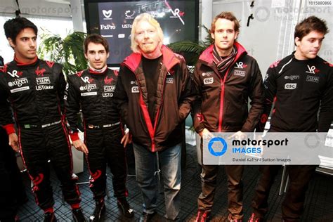 L To R Lucas Di Grassi Bra Virgin Racing Timo Glock Ger Virgin