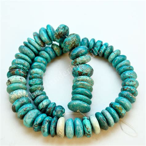 Raw Turquoise Beads - Wandering Bull Native American Shop