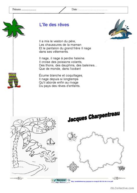 L Le Des R Ves De Jacque Fran Ais Fle Fiches Pedagogiques Pdf Doc