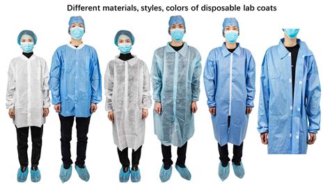 Shop High Quality Disposable Lab Coats Material Types Barrier