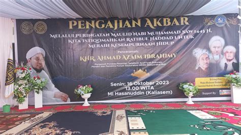 🔴live Pengajian Akbar And Buleleng Bersholawat Bersama Khr Ach Azaim Ibrahimy Youtube