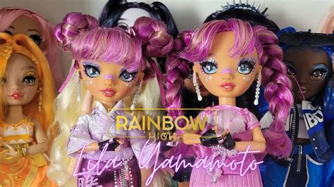 Unboxing Rainbow High Series 4 Dolls Pt 6 Lila Yamamoto Youtube