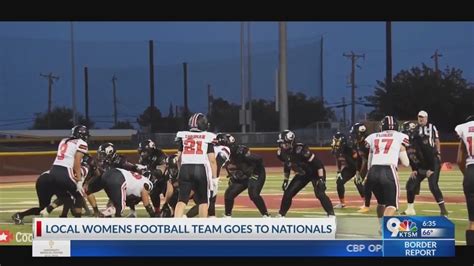 Local Womens Football Team Goes To Nationals Youtube