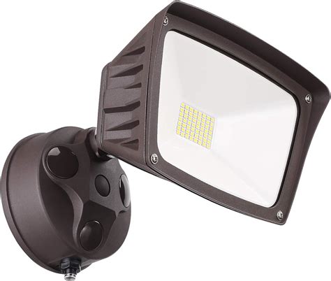 Leonlite Led Outdoor Flood Lightdusk To Dawn Photocell Included 3400lm Waterproof Security