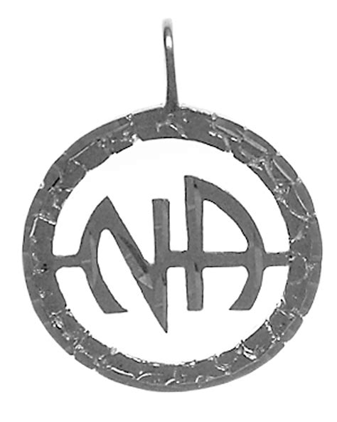 Sterling Silver "NA" Initials Pendant