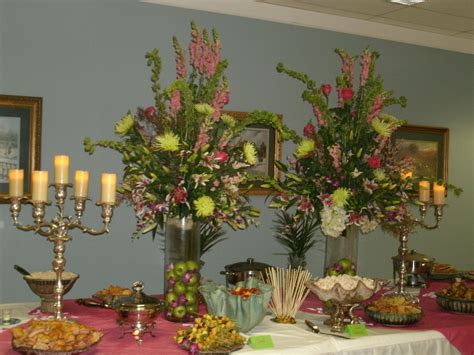 Buffet Buffet Brilliant Events Weddings Table Decorations Flowers