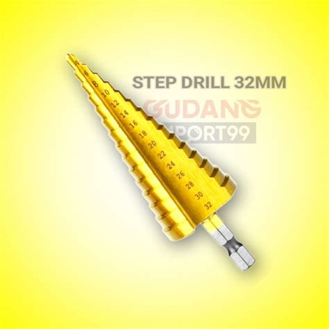 Jual Step Drill Mata Bor Besi Pagoda Kerucut Dril Mm Shopee