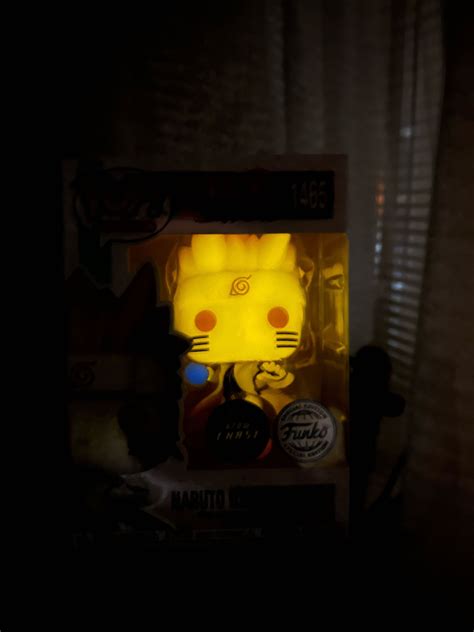 Funko Pop Naruto Uzumaki Kurama Link Mode Glow Chase