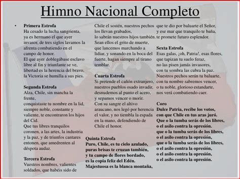 Himno Nacional De Chile