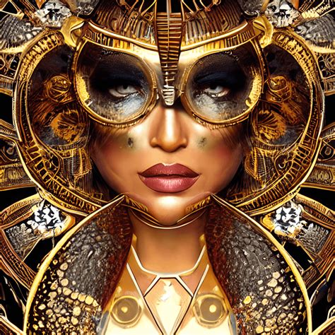 Majestic Steampunk Egyptian Goddess Creative Fabrica