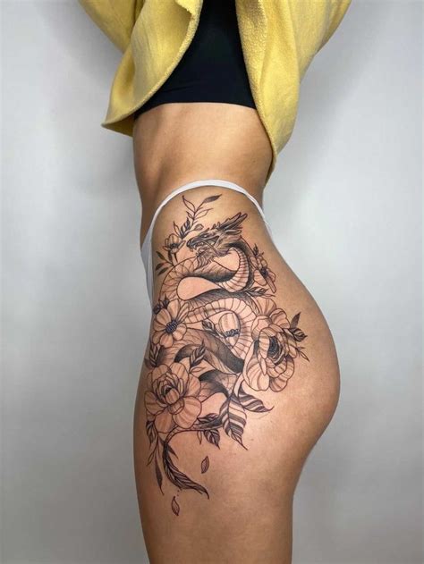 Inspirational Dragon Tattoo Designs For Women Tattoo Dragon Back Sleeve And Thigh Designs 2022