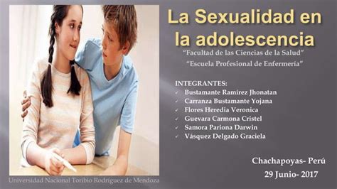 La Sexualidad En La Adolescencia Ppt