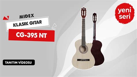 Midex Cg Nt Natural Renk Kesik Klasik Gitar Yeti Kin Boy Sap