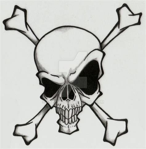 Skull And Crossbones Skull Tattoo Design Skulls Drawing Skull Art