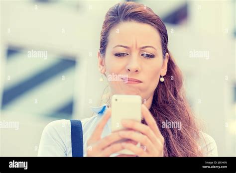 Closeup Side Profile Portrait Upset Sad Skeptical Unhappy Serious Woman