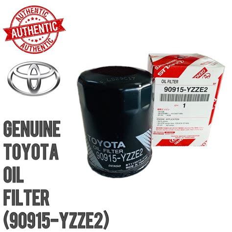 Toyota Genuine Oil Filter Yzze Shopee Malaysia