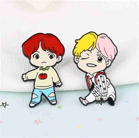 Bts Suga Kpop Chibi Enamel Pin Distinct Pins