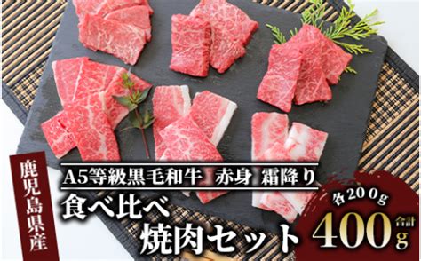 A5等級鹿児島県産黒毛和牛食べ比べ焼肉セットカミチク013 1194 鹿児島県指宿市 セゾンのふるさと納税