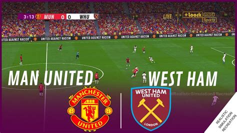 Manchester United Vs West Ham Live Premier League 2024 Video Game Simulation Win Big Sports