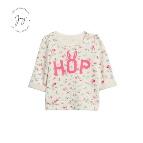 Moletom Floral HOP GAP Comprar Em Joy Importados