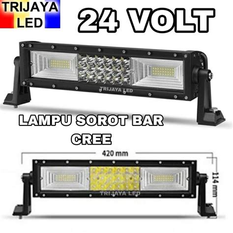 MATA PUTIH Spotlight 24volt LED CWL 72eyes Cree 30cm Bus Truck Canter