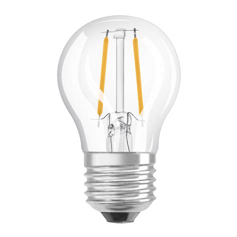 OSRAM LED Lampe E27 1 5W Tropfen Filament 827 Lampenwelt De