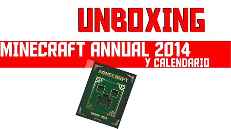 Unboxing Minecraft Annual 2014 Y Calendario Review Youtube